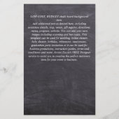 Papier Boho FOX Fête des mariées Plumes de bois Floral (Dos)