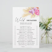 Papier Boho grass - Plairait-elle plutôt nuptiale douche  (Debout devant)