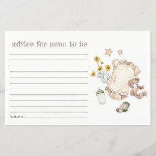 Papier Boho Green Vêtements pour bébés Baby shower neutre