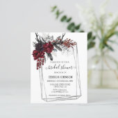 Papier Boho Halloween Floral Mariage Shower Aquarelle (Debout devant)