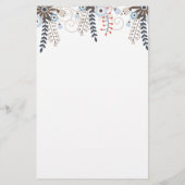 Papier Boho Kangaroo Boy Baby shower Jeu de Bingo (Dos)