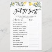 Papier Boho Lemon Trouvez le jeu de douche coupe-glace in (Devant)