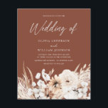 Papier Boho Mariage Sur Une Invitation Budgétaire<br><div class="desc">Mariage Boho sur une invitation budgétaire Voir les articles correspondants dans Niche et Nest Store</div>