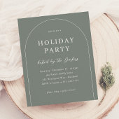 Papier Boho Modern Arch Noël Fête de Noël