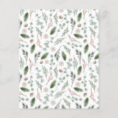 Papier Boho Modern Arch Noël Fête de Noël (Dos)