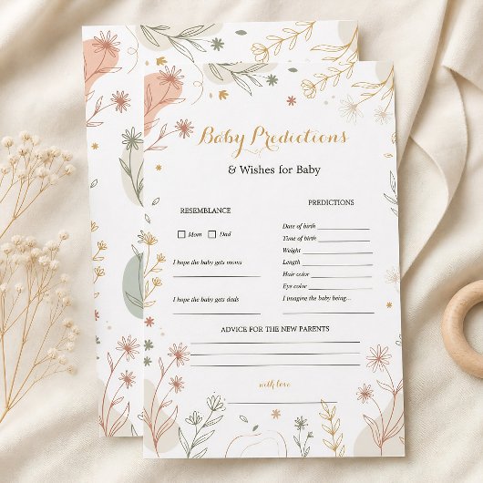 Papier Boho Printemps Eucalyptus Botanique Prédictions po