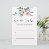 Papier Boho Rose Baby shower Devine Le Mess Sweet (Debout devant)