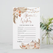 Papier Boho Rustic Citrouille Fall in Love Conseils et Vo (Debout devant)