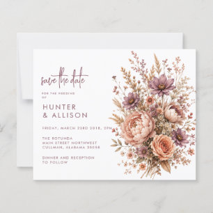 Papier Boho Save the Date Automne