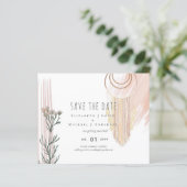 Papier Boho Save the Date  Thème attrape-rêves (Debout devant)