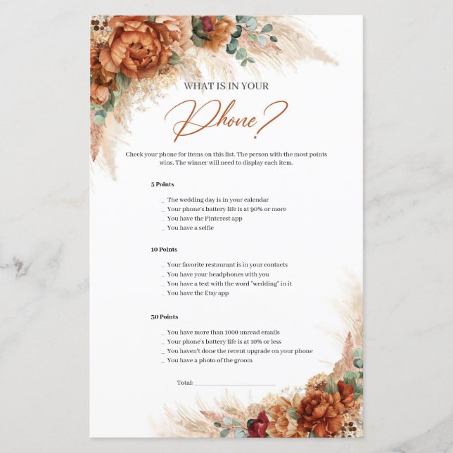 Papier Boho Terracotta et bordeaux Qu'est-ce qu'il y a da (Devant)