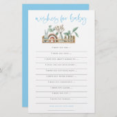 Papier Boho Toys Boy Wives for Baby shower Game (Devant / Derrière)