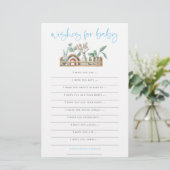 Papier Boho Toys Boy Wives for Baby shower Game (Debout devant)