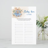 Papier Boho tropical ours en peluche pampas fan palm Baby (Debout devant)