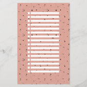 Papier boho vieux rose fête d'anniversaire fournitures li (Dos)