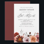 Papier Boho Watercolor Automne Fleur Bat mitzvah Invitati<br><div class="desc">Famille d'Invitations et amis à votre événement avec cette invitation bat mitzvah personnalisable. Il dispose d'une guirlande fleurie d'aquarelle automnale et d'un script capricieux. Personnalisez cette invitation de bat mitzvah aquarelle en ajoutant vos détails. Cette invitation à la bat mitzvah florale conviendra parfaitement aux bat mitzvah d'automne.</div>