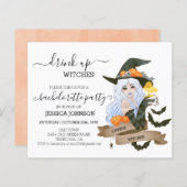 Papier Boire des sorcières Bachelorette Budget Halloween (Devant / Derrière)