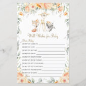 Papier Bois Animaux Floral Wives for Baby (Devant)