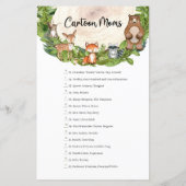 Papier Bois animaux tranche en bois Carton (Dos)