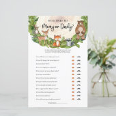 Papier Bois animaux tranche en bois maman ou papa (Debout devant)