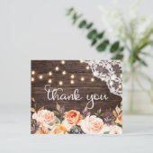 Papier Bois Budget, dentelle, broyage et broyage Merci Fl (Debout devant)