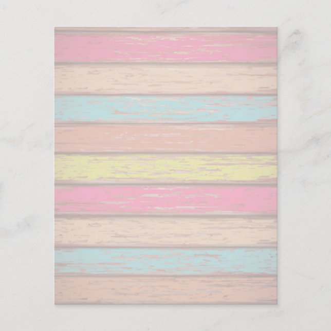 Papier Bois coloré (Devant)