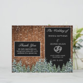 Papier Bois de neige noir et pin de forêt (Debout devant)