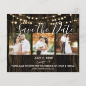 Papier Bois foncé rustique et lumières Photo Enregistrer  (Devant)