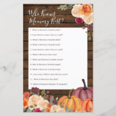 Papier Bois Rustique Citrouille Qui Connaît Mommy Meilleu (Devant)