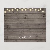 Papier Bois rustique minimaliste et lumières Photo Enregi (Dos)