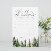 Papier Bois rustique Quel âge avait la mariée pour être j (Debout devant)