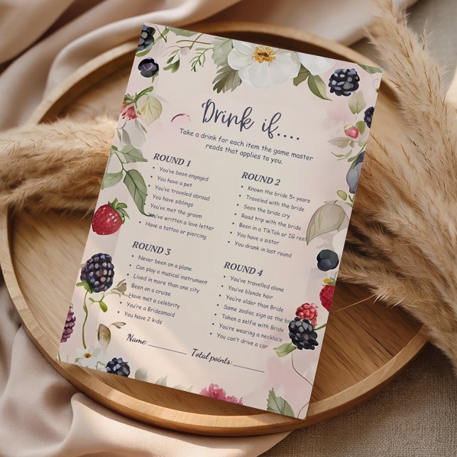 Papier Boisson Botanique aux Fruits Si Jeu (Créateur téléchargé)