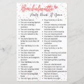 Papier Boisson de Fête de Fiançailles si Jeu (Devant)