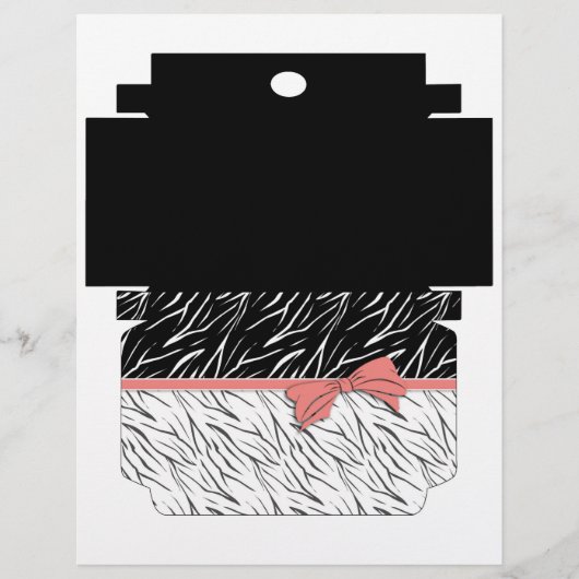 Papier Boîte cadeau, do-it-yourself, motif, disposition,  (Devant)