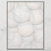 Papier Boîte de Baseballs (Softballs) (Devant)