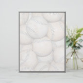Papier Boîte de Baseballs (Softballs) (Debout devant)