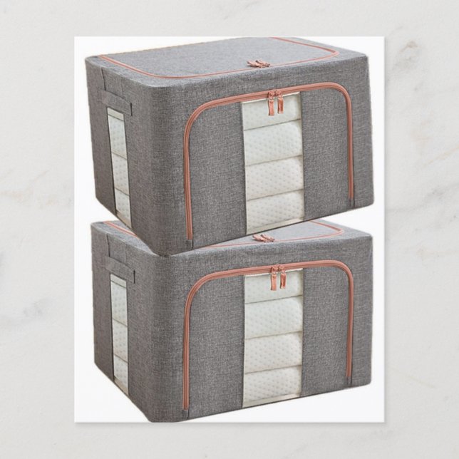 Papier Boîtes de rangement Southwit 66L Vêtements de gran (Devant)