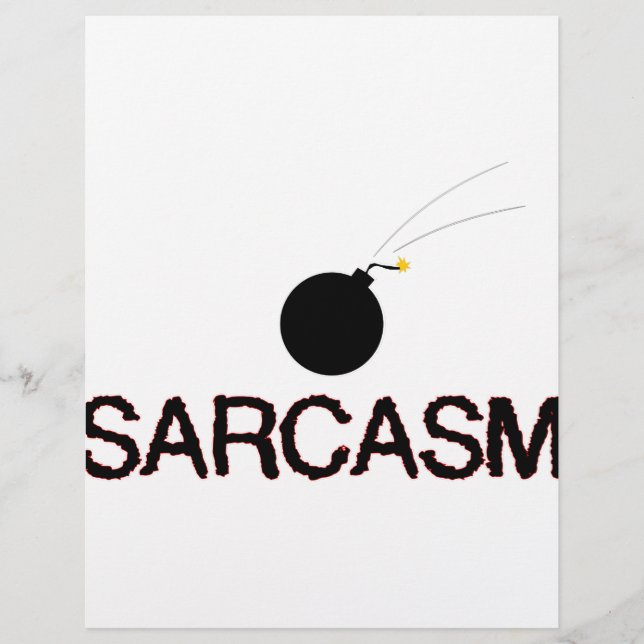 Papier Bombe de sarcasme (Devant)