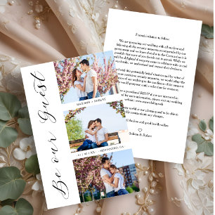 Papier Bon marché et à la mode Soyez notre invité Romanti