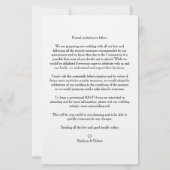 Papier Bon marché et à la mode Soyez notre invité Romanti (Dos)