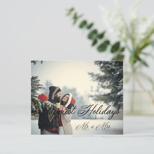 Papier Bon marché moderne M & Mme Happiest Holidays Chris (Debout devant)