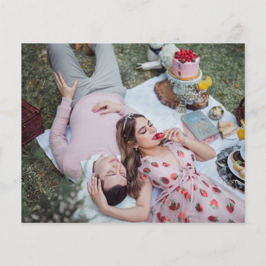 Papier BON MARCHÉ Photo Enregistrer Dates Russe Gypsophil (Dos)