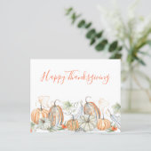 Papier Bon thanksgiving budgétaire (Debout devant)