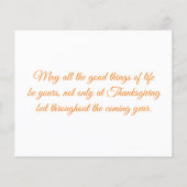 Papier bon thanksgiving rustique photos d'or collage cart (Dos)