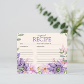 Papier Bonjour donne ses papillons Recette Card Fête des (Debout devant)