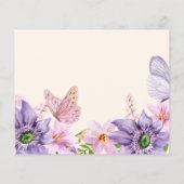 Papier Bonjour donne ses papillons Recette Card Fête des (Dos)