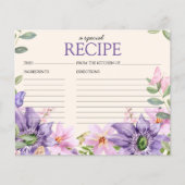 Papier Bonjour donne ses papillons Recette Card Fête des (Devant)