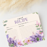 Papier Bonjour donne ses papillons Recette Card Fête des<br><div class="desc">Carte Fête des mariées : Partagez vos délices culinaires Capturez l'essence de l'amour et du printemps avec notre Fête des mariées "Il donne ses papillons", un complément charmant à votre célébration inspiré par la beauté des papillons, des fleurs et des teintes pastel douces. Conçues pour correspondre au thème fantaisiste de...</div>