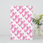 Papier Bonjour mignon coloré Bonjour Cadeaux (Debout devant)