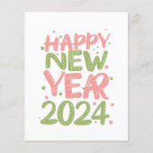 Papier Bonne année 2024 (Devant)